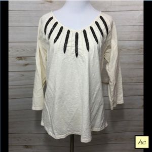 Coldwater Creek Embellished Top| 1-59